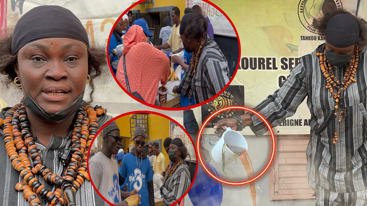 Spécial Ndogou À Grand Yoff La Bâtante Femme Engel Fall Débarque en Surprise Avec L’association 3ème