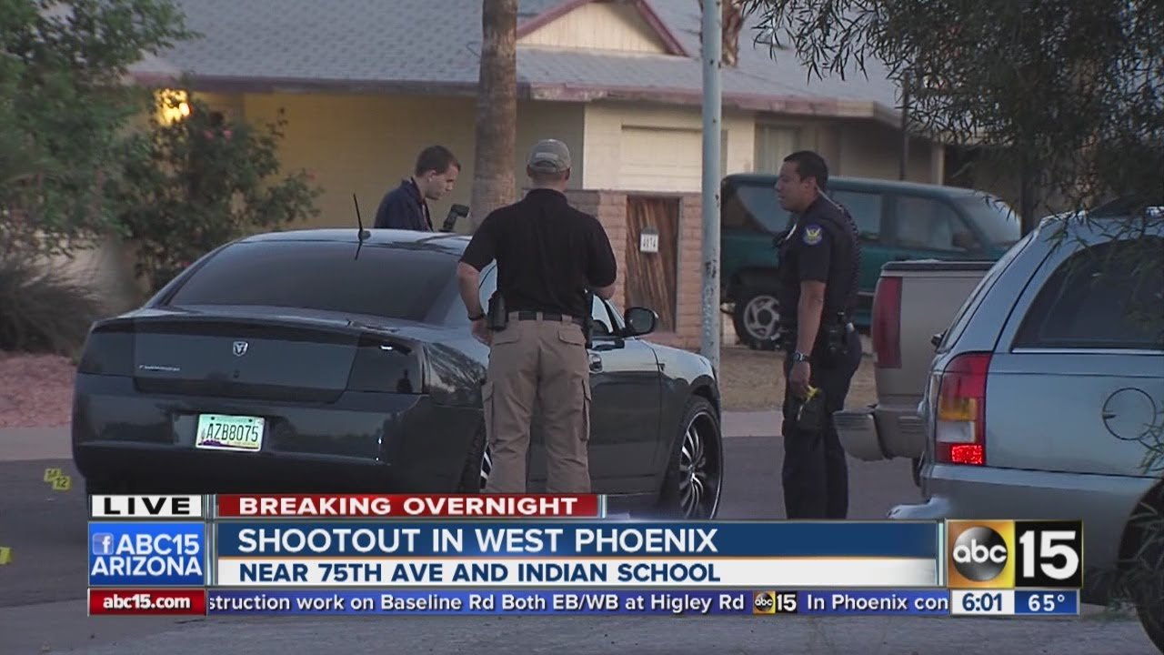 Man shot in face in West Phoenix - YouTube