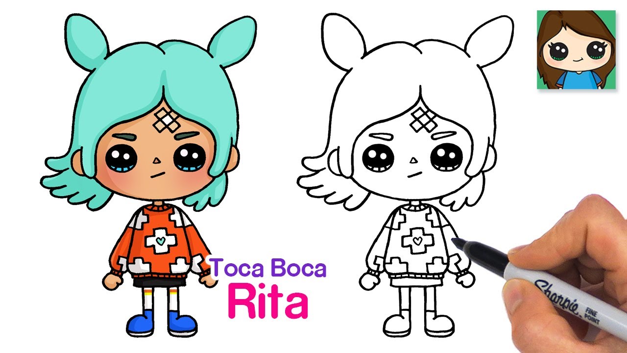 How to Draw Rita  Toca Boca 