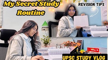 My Morning Study Routine + Daily Secret Study Plan for UPSC| Motivational Study Vlog 📚