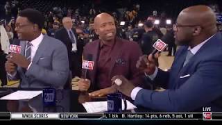 Shaquille O'Neal, Kenny Smith & Chris Webber React To Raptors Def Warriors; Take 3-1 Lead