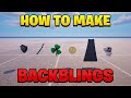 How to make BACKBLINGS in UEFN FORTNITE