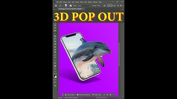 MAKE A 3D POPPED OUT DOLPHIN IN PHOTOSHOP ||   #photoshop #shortsvideo  #graphics #tutorial 