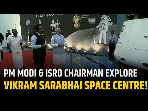 PM Modi, ISRO Chairman Visit Vikram Sarabhai Space Centre in Thiruvananthapuram - ZEEBUSINESS