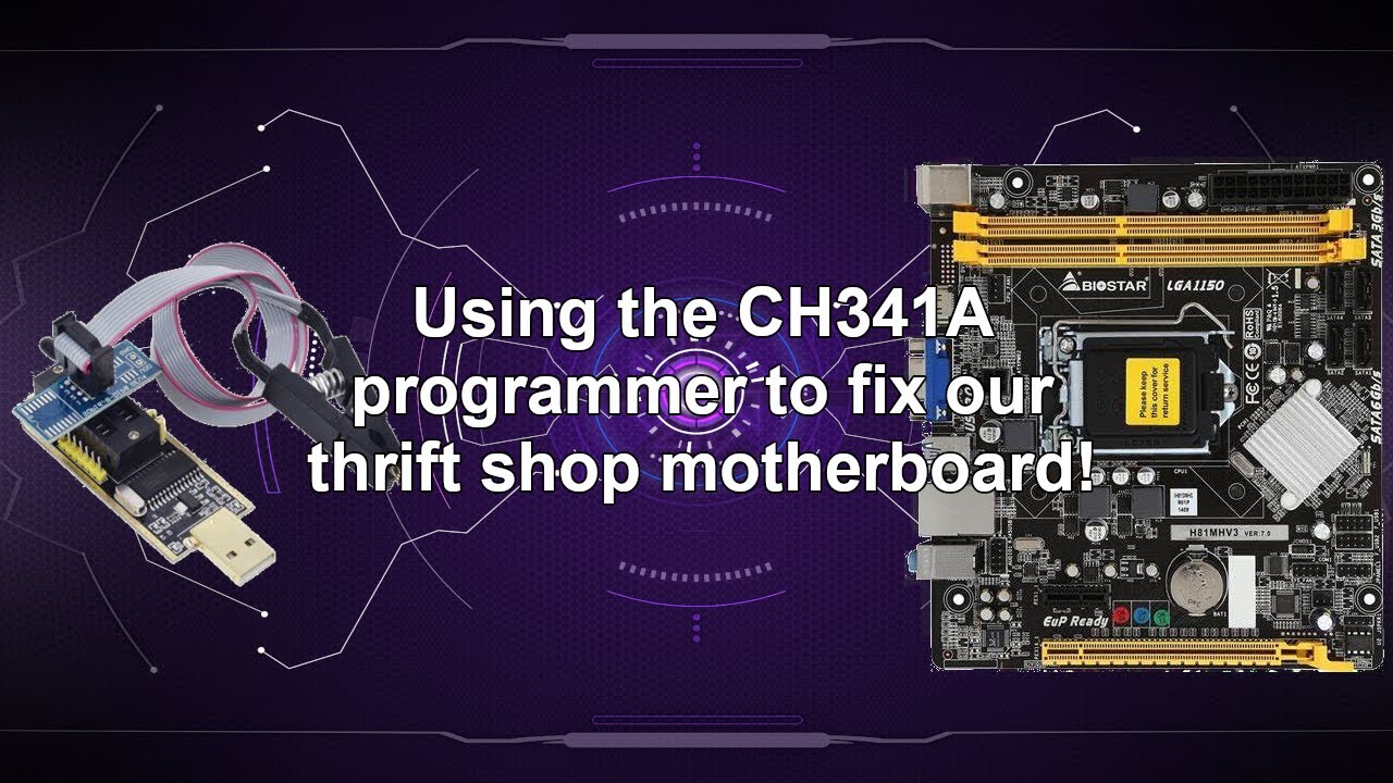 Flashing the BIOS on a Dead Motherboard! Does This Thrift Shop