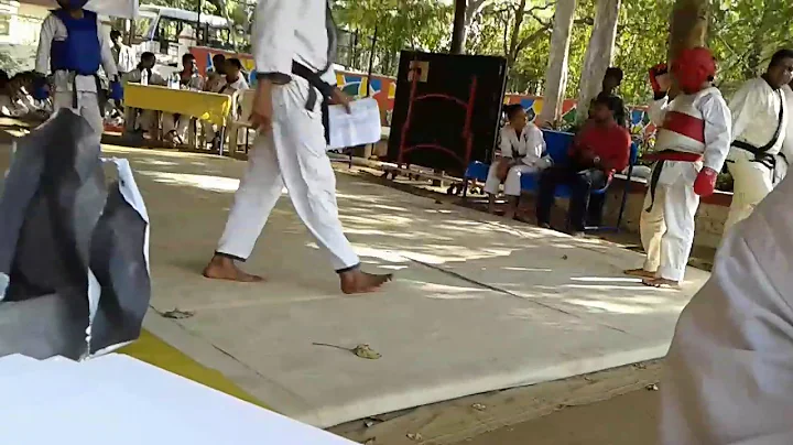 Karate sparring