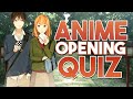 ANIME OPENING QUIZ - 20 Openings from SHOUJO Anime