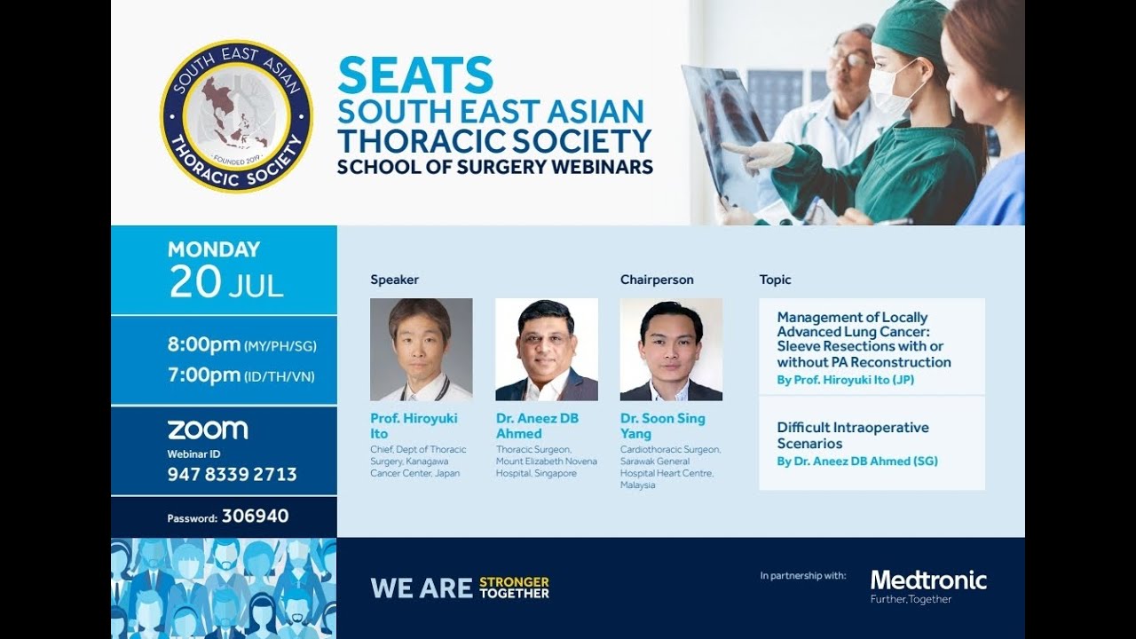 August 2020 South East Asian Thoracic Society Seats Singapore