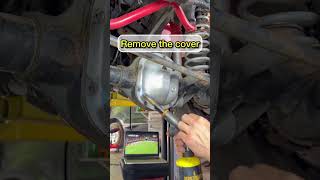 Service your front differential even if it’s WC #oneeyedgarage #autorepair #automotive #differential
