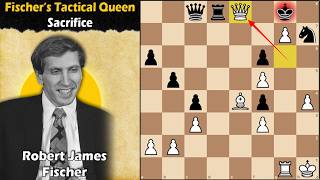 Fischer’s Tactical Queen Sacrifice  | Fischer vs Benko 1965 screenshot 4