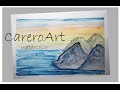 EASY LANDSCAPE/ WATERCOLOR PAINTING/ how to paint.