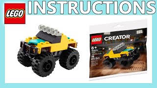 Lego Instructions Rock Monster Truck 30594 Lego Creator 2022