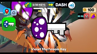 How To Get Violet Mushroom Key In Find The Keys (2024) | Violet Mushroom Key Location Find The Keys