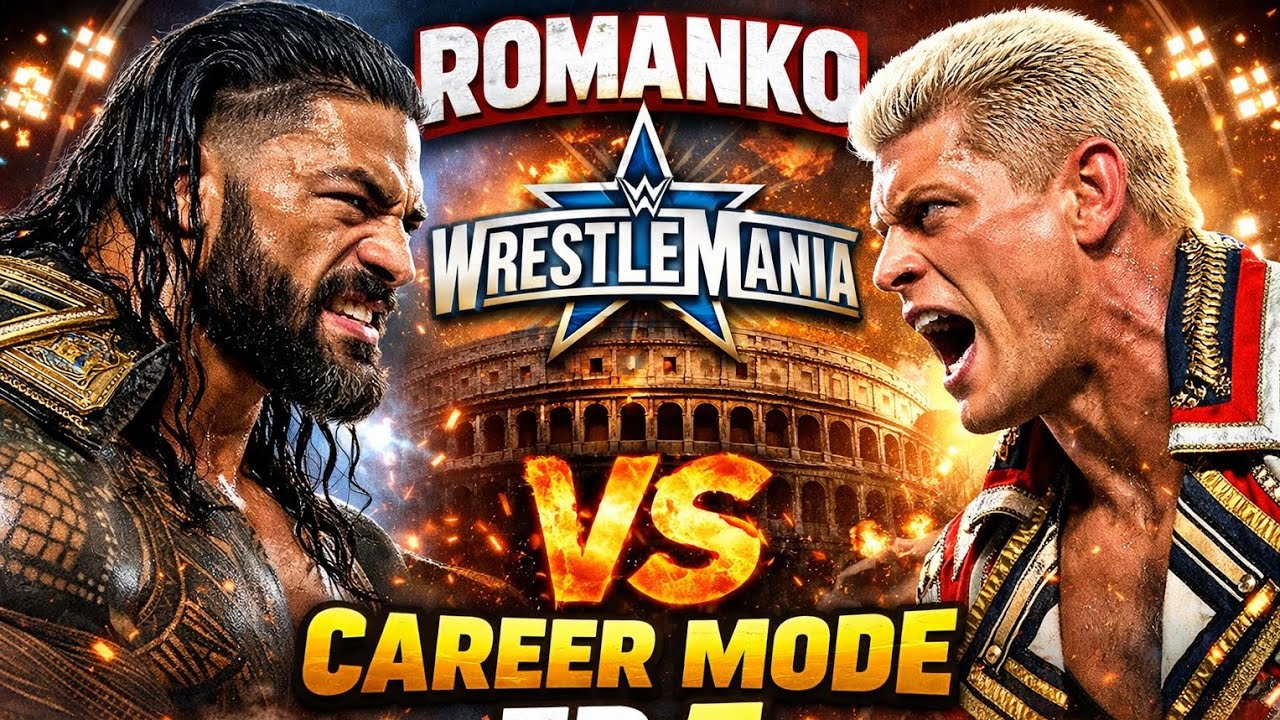 Roman Reigns vs Cody Rhodes 😱 | WrestleMania | Career Mode EP.5 | Wrestling Empire