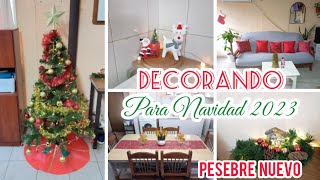 🎄🎅 DECORANDO MI CASA PARA NAVIDAD 2023! | PESEBRE NUEVO | CHRISTMAS DECORATION