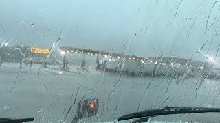 Heavy rain at One9 Truck-stop in Greenville,TX @avalontravels8105