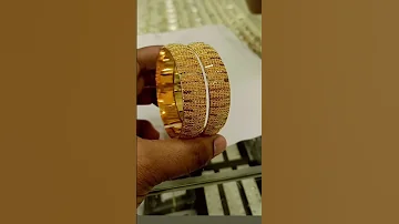Bridal Gold Bangles Designs L Pair Gold Bangles Designs Goldbangles Gold Bangles Banglesdesign 