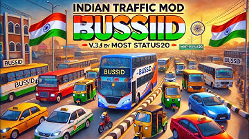 Indian Traffic Mod For Bussid 🥳| V4.3.4 Released | By MOST STATUS20