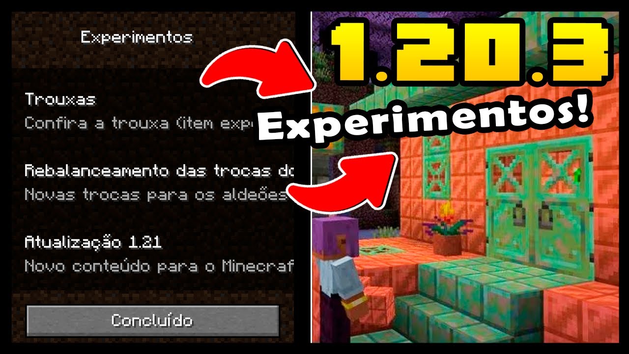 Notas de atualização do Minecraft 1.20: data de lançamento, novos conteúdos  e outros detalhes