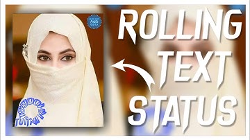 How To Make Rolling Text Lryics Status Video | Status Video Kaise Banaye | Alight Motion  Aqib Editx