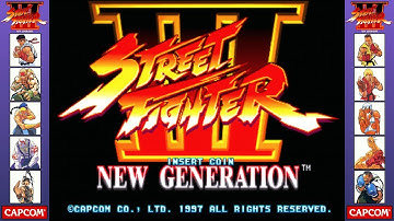 Street Fighter III: New Generation -  Arcade (Intro / Attract Mode)