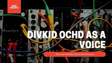 Instruo DivKid Ochd as a Voice | Eurorack Modular Ambient | STO, Ochd, Plaits, uBurst