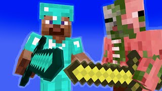 Monster School: Herobrine teaches close combat #1 (minecraft animation)