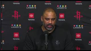 Houston Rockets Postgame: Ime Udoka talks big win over Pistons