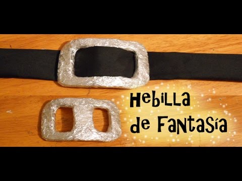 Cómo hacer una HEBILLA de FANTASÍA disfraces vestuarios TUTORIAL inerya  viris - YouTube
