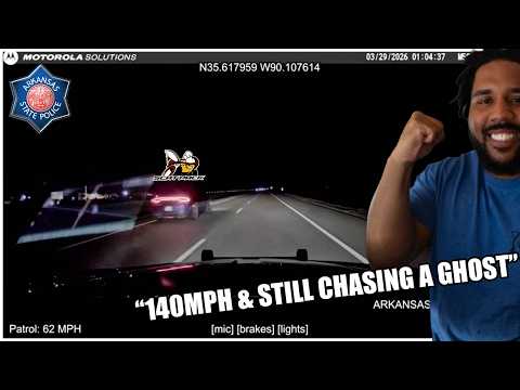Perfect Chase | Charger Scatpack 392 left Arkansas State Police CHASING GHOST at 140MPH!