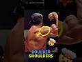 THE SECRET TO ARNOLD’S 3D BOULDER SHOULDERS — REVEALED 💪 #SHORTS