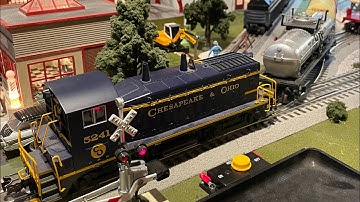 Let’s Do Some Switching in the Yard on my Layout - Atlas C&O Diesel Switcher