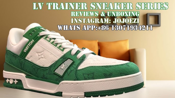 Louis Vuitton Trainer Sneakers (Green)