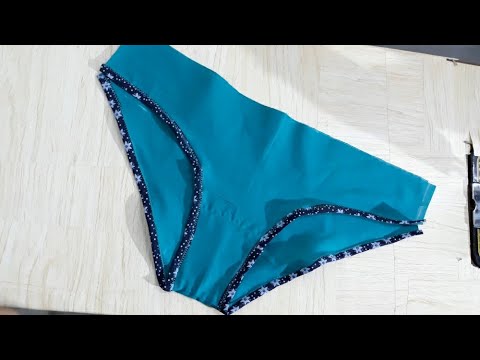 How to cut ladies underwear 