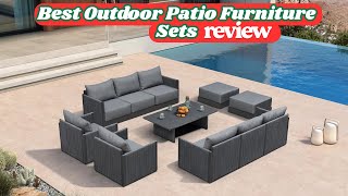 Top 5 Best Outdoor Patio Furniture Sets Review 2025 | Stylish & Durable Garden Furniture