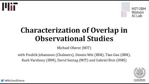 [AISTATS 2020]  Characterization of Overlap in Observational Studies