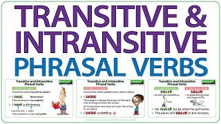 Transitive and Intransitive Phrasal Verbs in English