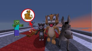 Minecraft Tom, Jerry, Donkey, Scooby Doo Zombie Crazy Hospital Gas Station