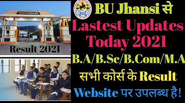 BU Jhansi Result Chack 2021🔥|| BU Result 2021|| How to Chack BU Result 2021||B.A/B.Sc./B.Com/M.A/M.