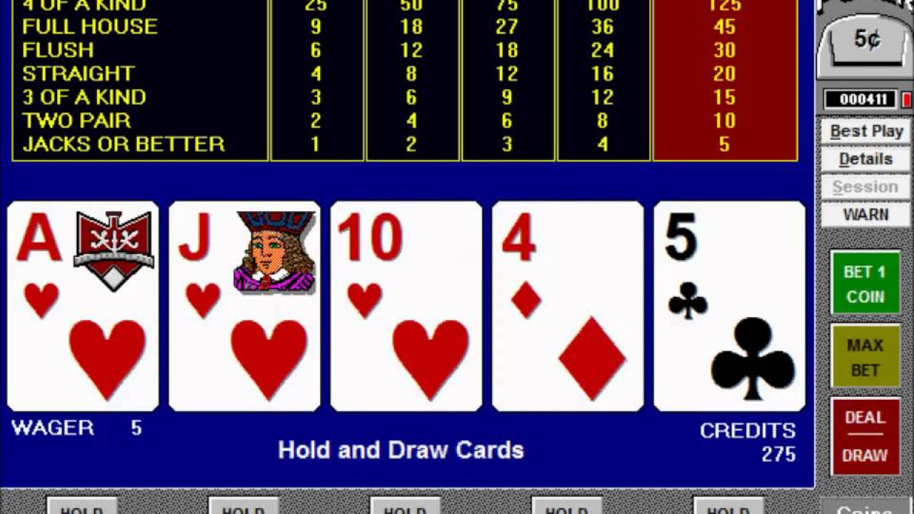 How to Play and Win at Jacks or Better Video Poker Tutorial - Part 1