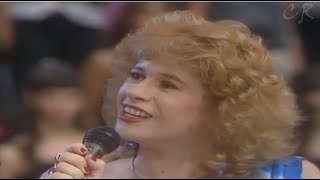 Video thumbnail of "Márcia Ferreira - Chorando Se Foi / Domingão do Faustão 1990"