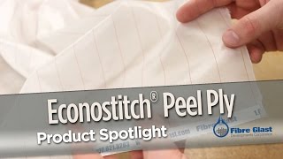 Econostitch® Peel Ply
Visible Before and After Cure
Econostitch® Peel Ply creates a uniform, textured surface finish for your laminate that reduces or eliminates the need for sanding or scuffing your part once the bagging process is complete. It features a fine weave but when laid directly next to your laminate in lay-up, it allows excess resin and air to flow through, eliminating voids in your parts. Econostitch features red tracers which allow it to be visible before and after a cure, reducing the possibility of the peel ply being left on the part.
Scoured, heat set, and coated with a release agent for easy release from your finished part
Can be used with temperatures up to 375°F
Compatible with all of the resins on our website.
60 wide
0.006 thick Econostitch® Peel Ply