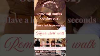 🧥 Rome Fall Outfits 2025 🧥 Chic Autumn Street Style &amp; Fashion Ideas | Look N°6