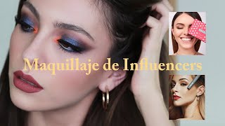 Probando maquillaje de INFLUENCERS | Anna Sarelly