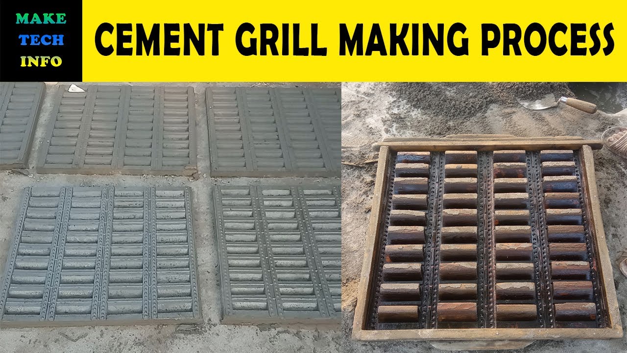 Cement Grill Making Process YouTube
