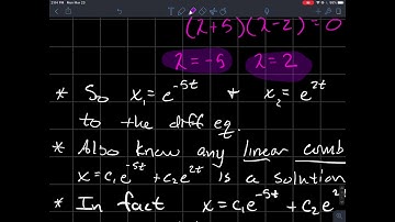 2nd order with distinct real roots