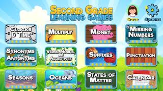 Second Grade Learning Games - App Preview (2019) screenshot 2