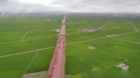 Cao tốc Bắc Nam _ Toàn cảnh trên cao nút giao thiệu giang. thiệu hóa thanh hóa _ Cập nhật mới _ MNTV