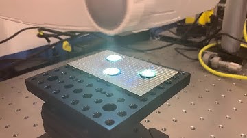 Parallel optical control of diamagnetically levitated pyrolytic graphite - USN optical video