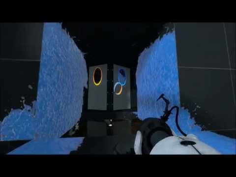 Portal 2 Repulsion gel Trailer Test Chamber remade